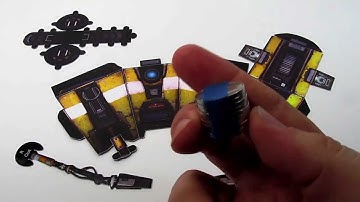 Official BradyGames: Borderlands 2 Claptrap Paper Fold Assembly Video