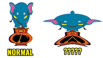 Effect Tutorial ( Hickory Dickory Dock ELEPHANT Scene ) Deform Tiny SKy + Rays Blurr | Reverse Last