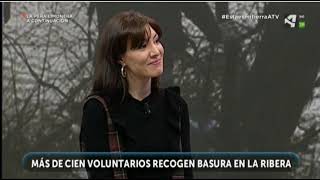 Cuidemos el Ebro en Aragón TV: Récord de asistencia voluntarios