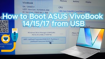How to Boot ASUS VivoBook 14/15/17 from USB | Easy BIOS Settings Guide