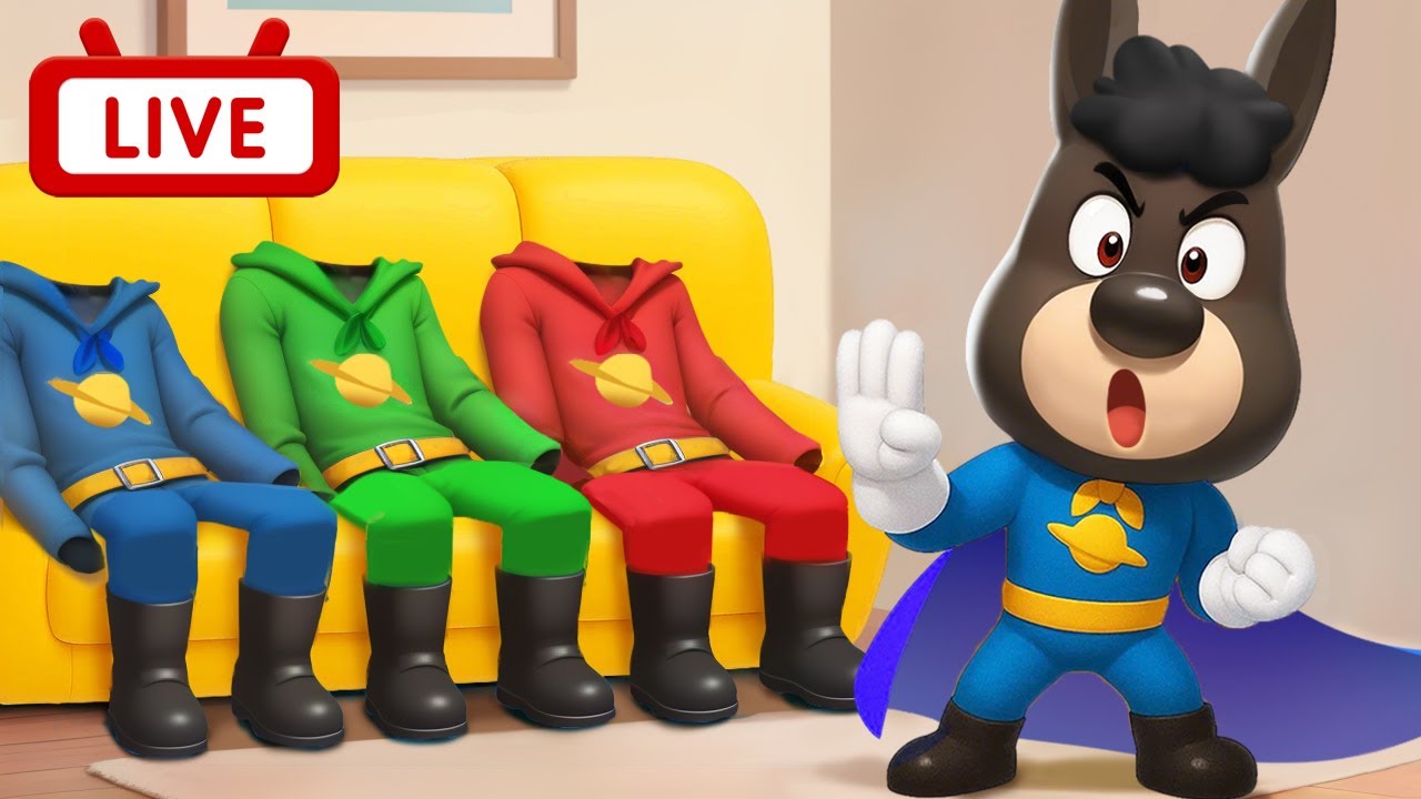 🔴【LIVE】超級英雄+ 更多 | Kids Cartoon | 熱門動畫合集 | 安全警長啦咘啦哆 Sheriff Labrador | BabyBus 寶寶巴士