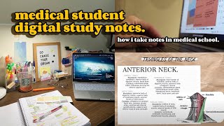 How To Take Notes as a Medical Student and Survive Online Classes! (Digital Notes with iPad Air)