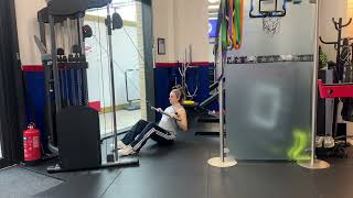 “Negative” Lat Pulldown (With cable machine)