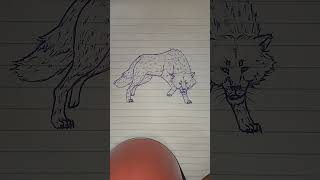 let's draw 3 #art #drawing #foryou #artist #fyp #wolf #animals