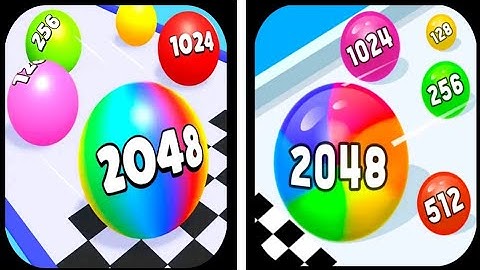 🌈👑 Marge Race 2048 🆚 2048 Amaze All Levels ProGame Mobile Walkthrough Vedio Gameplay ioS Android 🎮