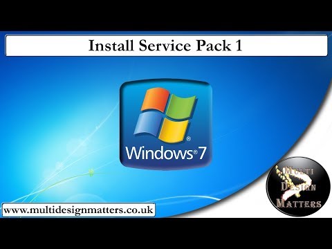 How to install service pack1 in windows 7