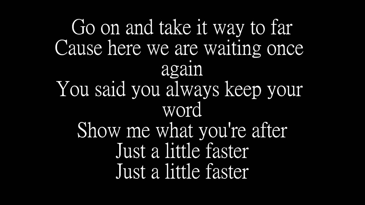 There for Tomorrow - a Little Faster lyrics b-day special - YouTube