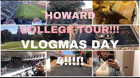 HOWARD COLLEGE TOUR!!!!|VLOGMAS DAY 4!!!!|2022