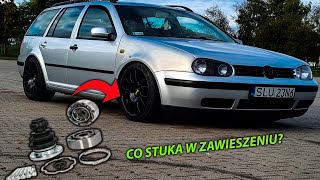 Stuki w zawieszeniu. Wymiana przegubu wewnetrznego VW Golf 4