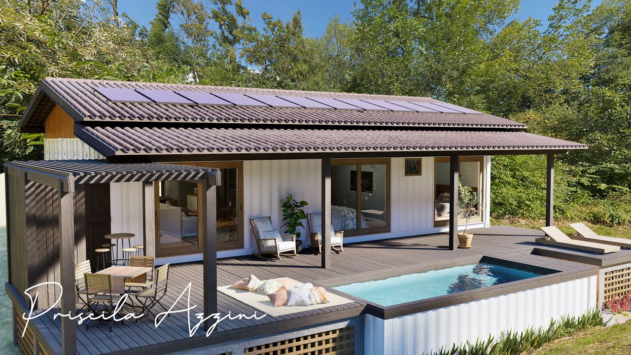 контейнерный дом - три спальни