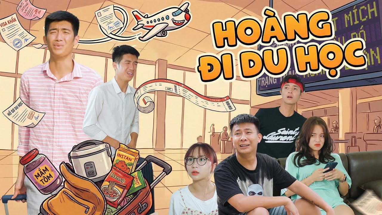 HOÀNG ĐI DU HỌC | Đại Học Du Ký - Phần 192 | Phim Ngắn Siêu Hài Hước Gãy TV