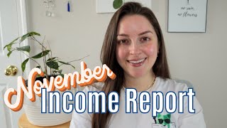 November 2023 Income Report | YouTube, Etsy, Credit Cards + Business Expenses