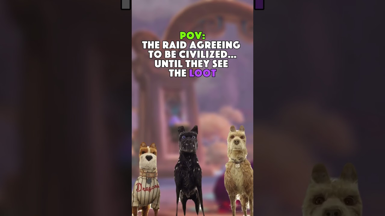 POV: The raid agreeing to be civilized… until they see the loot