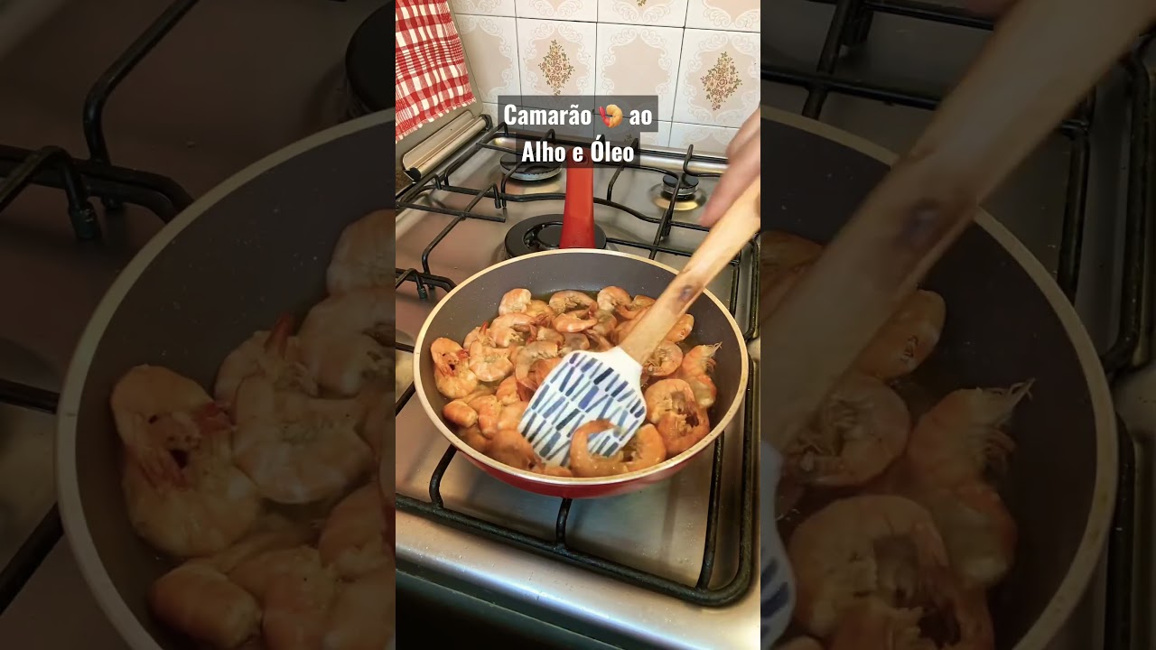Camarão ao Alho e Óleo 🍤.