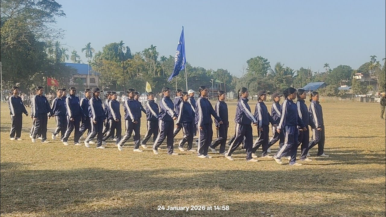 Final March Past Practice for Republic Day 2026.