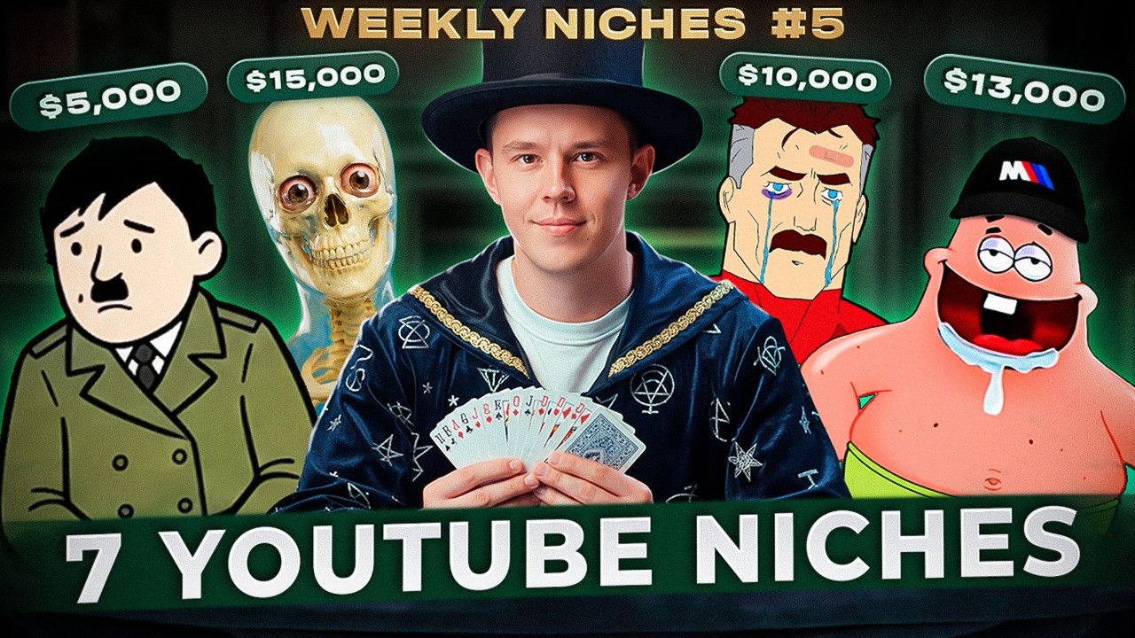 7 FRESH Faceless YouTube Niches That Will Make People Rich in 2026