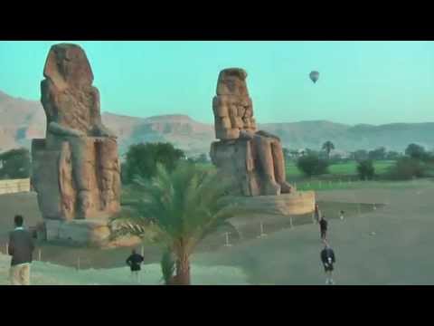 Video: Giant Colossus Of Memnon, Der Beskytter Freden For De Egyptiske Faraoer - Alternativ Visning