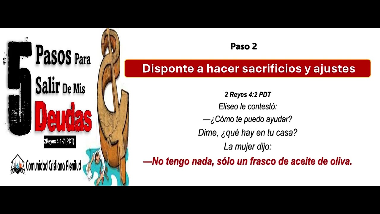 Pasos Para Salir De Mis Deudas - Paso 2 - YouTube