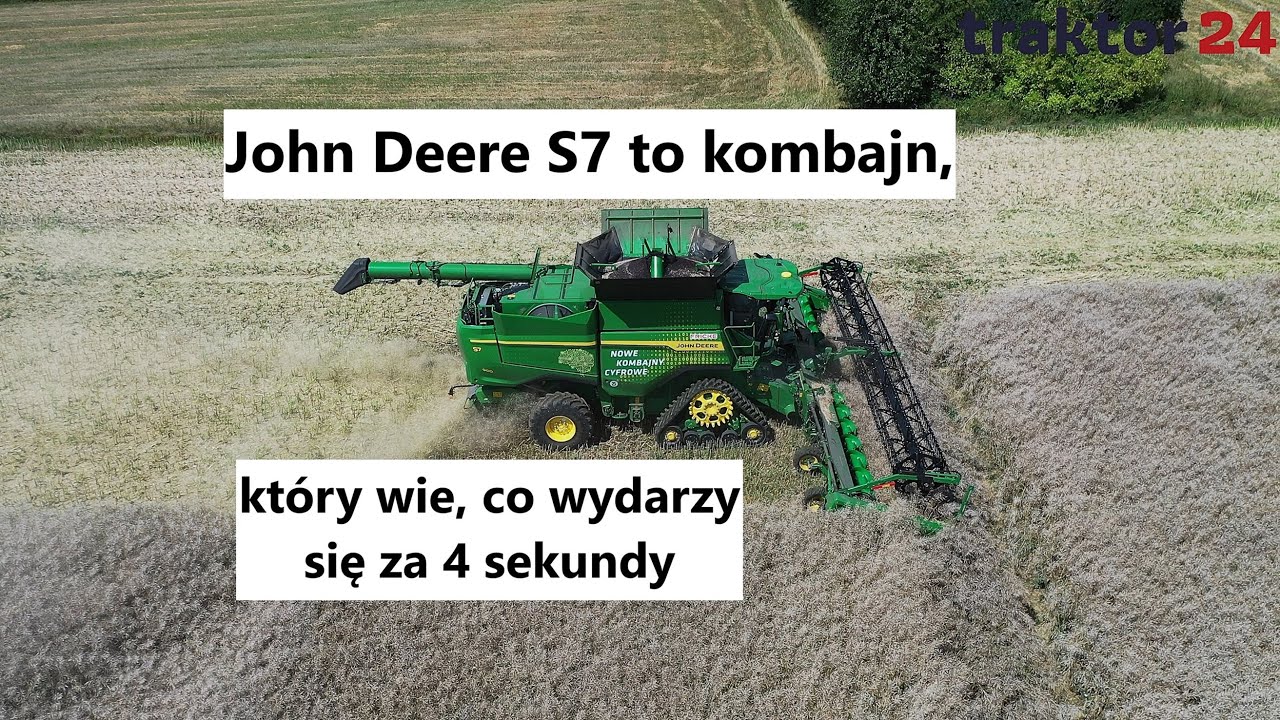 John Deere S7 to kombajn, który wie, co wydarzy się za 4 sekundy 