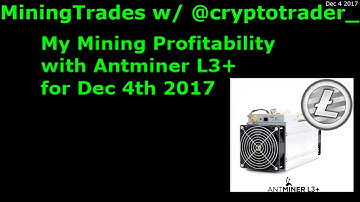 Antminer L3+ Mining Results -  My Daily Profitability on nicehash 12.04.2017 11 50 51
