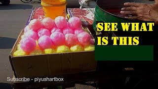 Indian Street Food ,COTTON CANDY,budhiya ke baal , Cotton candy by hand, How to Make COTTON CANDY , screenshot 4