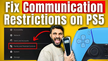 How to Fix Communication Restrictions on PS5 ⚡#playstation5 #ps5