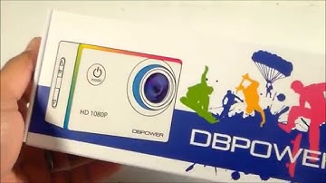 DBPOWER SJ4000 ACTION CAMERA UNBOXING