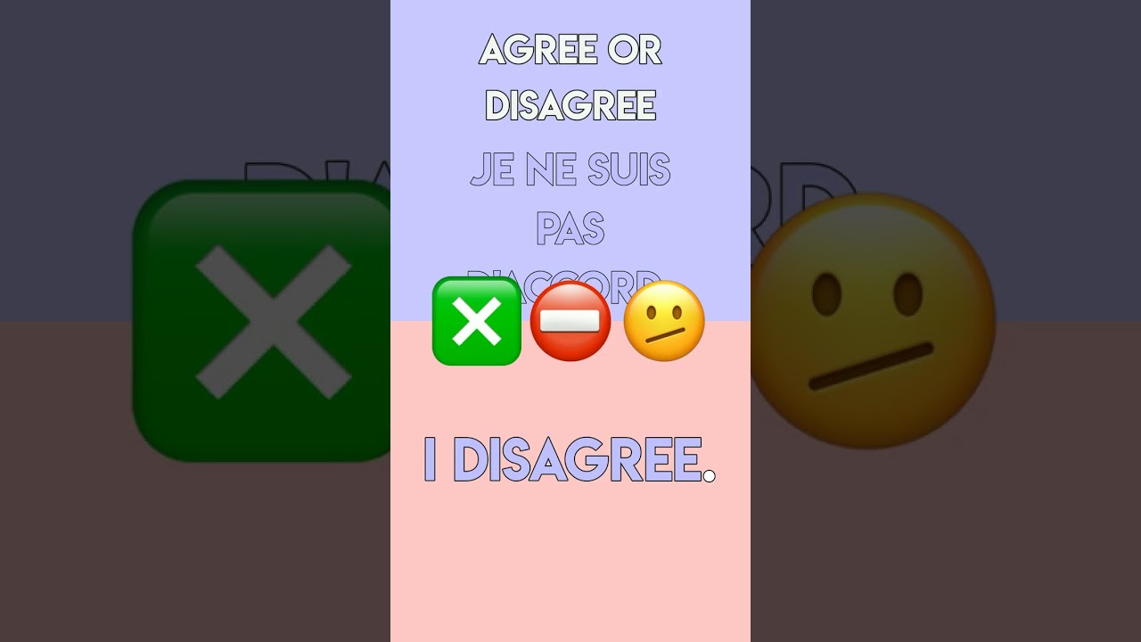 How to Agree & Disagree in French (DELF B1)