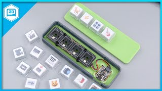 DIY Emoji Keyboard #3DPrinting #DIYElectronics #Adafruit #CircuitPython