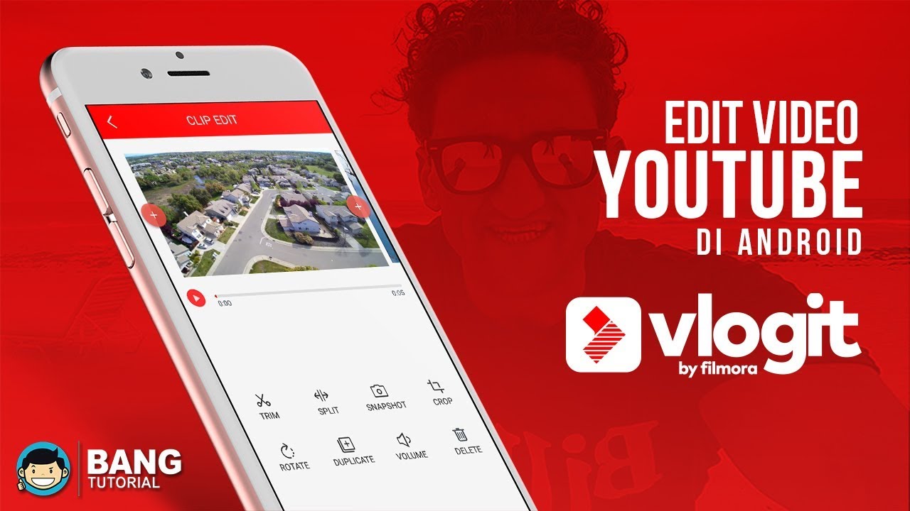 Cara Edit Video Youtube Vlog Di Hp Android Vlogit Tutorial 1 Youtube