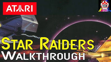 Star Raiders Walkthrough  Atari 8 bit   Retro Games
