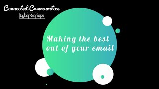 Making the best out of your email