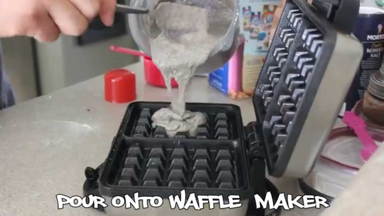 Vegan Blueberry Acai Waffles YouTube