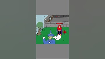 Wizard Fights Bank Robber at Draynor Village (Runescape Animation)