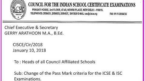 ICSE & ISC UPDATED PASS MARKS 2023  Know about the Updated Qualifying Percentage for ICSE & ISC 2023
