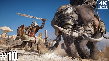 Assassin’s Creed Origins (PS5) – PART 10 - Fighting an Elephant | No Commentary (4K60FPS)