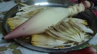 #14, MOONG-CONES Dish,  মুগ-মোচার ঘণ্ট, HOME MADE DISHES #14