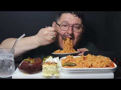 || ASMR MUKBANG || Noodle Sucuk Dızman #neromasmr