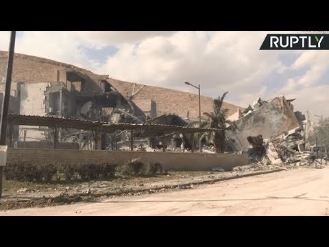 EXCLUSIVE: Live from scientific center in Syria targeted by US-led strikes
