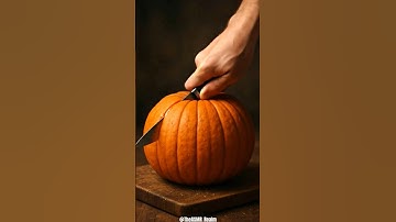 What’s Hiding Inside This Pumpkin Will Surprise You 😳🎃 #asmr#Pumpkin#cartoon#anime#vegetables#viral