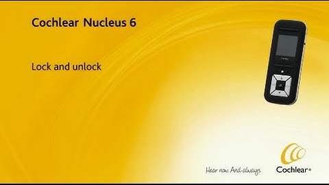 Lock and unlock the CR230 Remote Assistant - Nucleus 6
