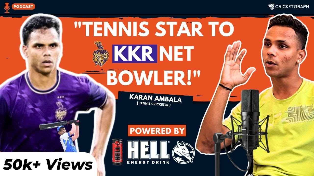 Tennis Superstar Karan Ambala on ISPL’s Rise, KKR Net Bowling & Gita-Inspired Cricket Mindset