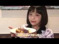 紫芋がおいしい! デニーズの秋スイーツを瀬戸あゆみが体験