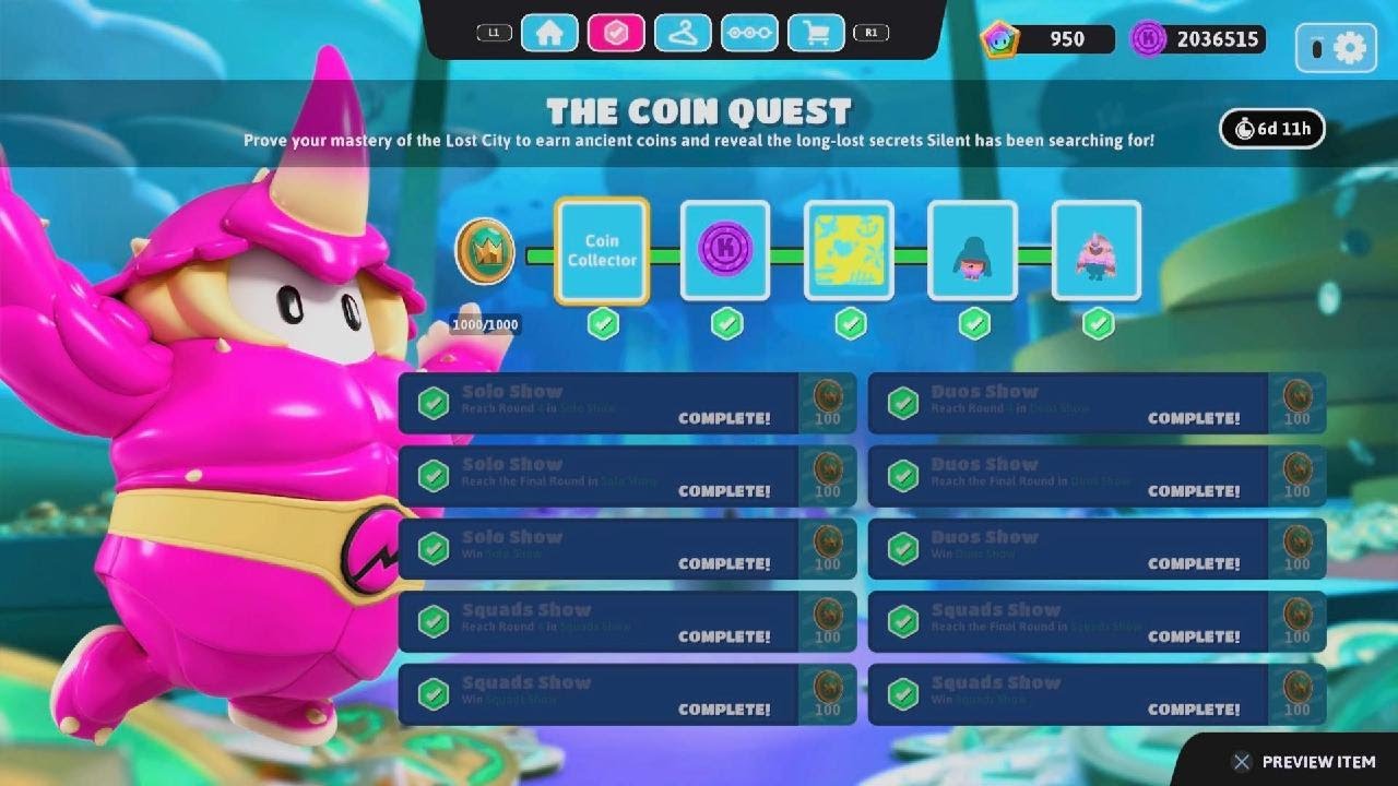 [New] Fall Guys_20230504064404 The Coin Quest mission accomplished- Cheson