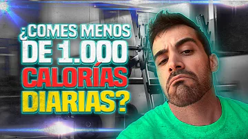 ¿Para qué sirve comer menos de 1.000 calorías?