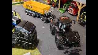 Siku Control 32 - Xerion Black Edition mit Siga Dolly und Schmitz Kippmulde