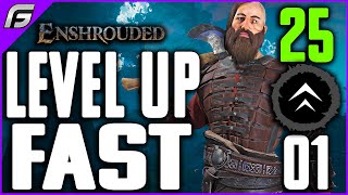 Enshrouded HOW TO LEVEL UP FAST Guide  Best Early XP Boost Farm To Level 25 Fast and Easy