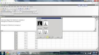 Check a histogram to assess spread