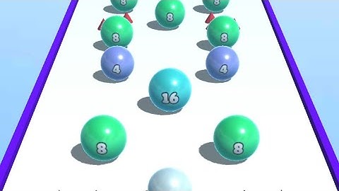 Ball Merge 2048 ASMR Gameplay , Very relaxing and satisfying All Levels Gameplay Walkthrough Android