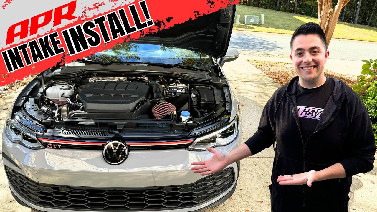Установка одного из самых громких воздухозаборников на мой MK8 GTI!